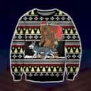 BigFoot and Husky Ugly Christmas Sweater Gift For Him BigFoot and Husky Ugly Christmas Sweater Gift For Him