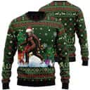 Bigfoot Ugly Christmas Sweater Chevron Pattern Gift For Son From Father Bigfoot Ugly Christmas Sweater Chevron Pattern Gift For Son From Father