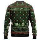 Bigfoot Ugly Christmas Sweater Chevron Pattern Gift For Son From Father Bigfoot Ugly Christmas Sweater Chevron Pattern Gift For Son From Father