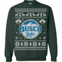 Green Busch Latte Beer Ugly Christmas Sweater Family Gift Green Busch Latte Beer Ugly Christmas Sweater Family Gift