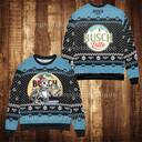 Jack Skellington Loves Busch Latte Beer Ugly Christmas Sweater Gift For Him Jack Skellington Loves Busch Latte Beer Ugly Christmas Sweater Gift For Him