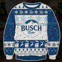 Busch Latte Ugly Christmas Sweater Beer Lovers Gift Busch Latte Ugly Christmas Sweater Beer Lovers Gift