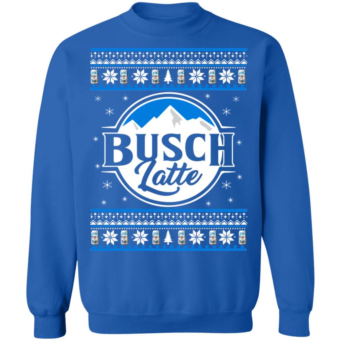 Basic Busch Latte Ugly Christmas Sweater Gift For Beer Lovers