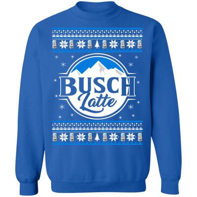 Basic Busch Latte Ugly Christmas Sweater Gift For Beer Lovers Basic Busch Latte Ugly Christmas Sweater Gift For Beer Lovers