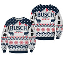 Vintage Busch Light Apple Ugly Christmas Sweater Christmas Deers And Snowflakes Beer Lovers Gift Vintage Busch Light Apple Ugly Christmas Sweater Christmas Deers And Snowflakes Beer Lovers Gift
