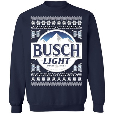 Classic Busch Light Beer Ugly Christmas Sweater Family Gift Classic Busch Light Beer Ugly Christmas Sweater Family Gift