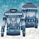 Busch Light Ugly Christmas Sweater Drinker Bells Drinking All The Way Busch Light Ugly Christmas Sweater Drinker Bells Drinking All The Way