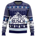Cool To Hell With Your Mountains Show Me Your Busch Beer Ugly Christmas Sweater Cool To Hell With Your Mountains Show Me Your Busch Beer Ugly Christmas Sweater