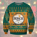 Busch Ugly Christmas Sweater Clear And Bright As Moutain Air Gift For Beer Drinkers Busch Ugly Christmas Sweater Clear And Bright As Moutain Air Gift For Beer Drinkers