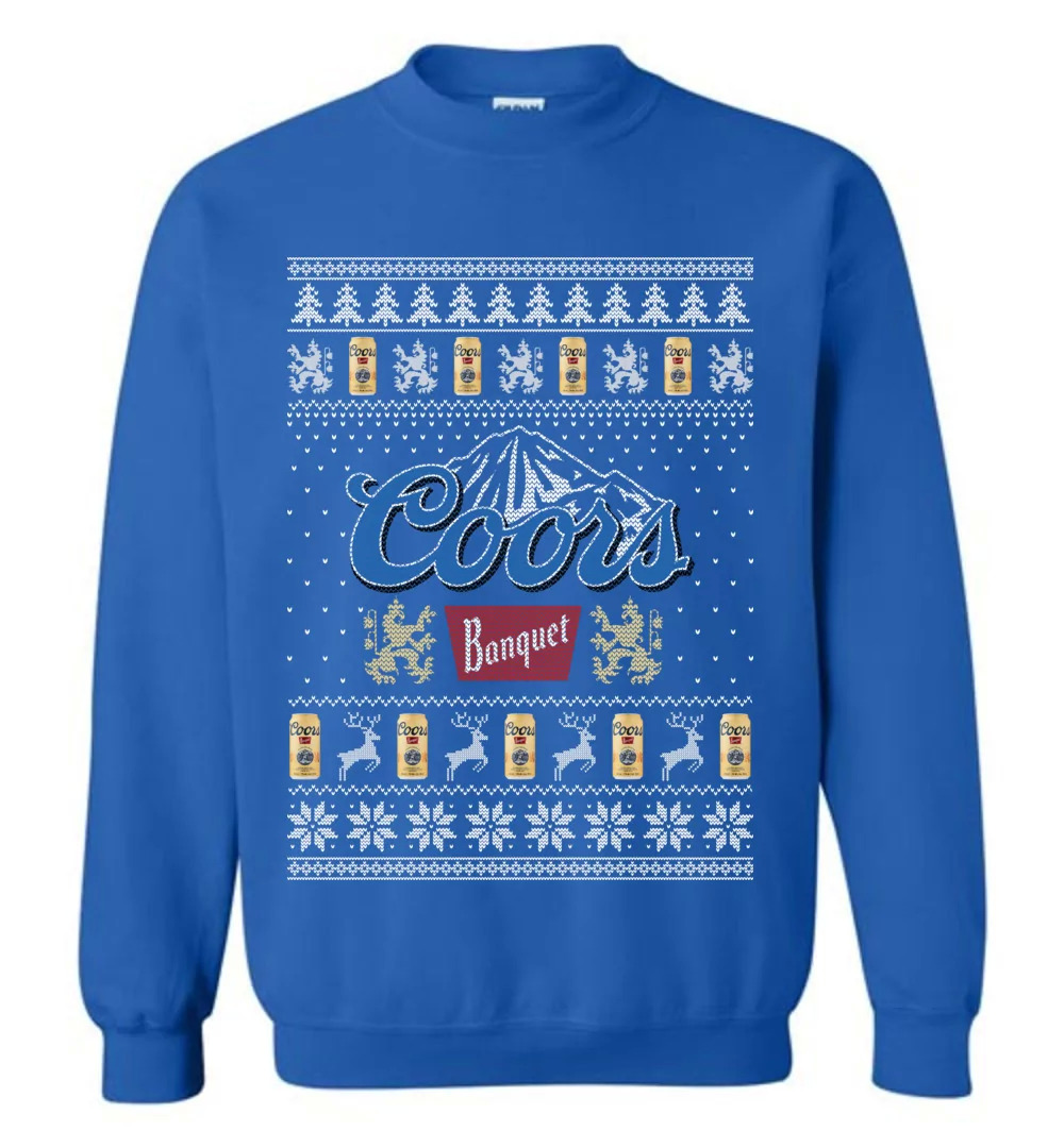 Royal Coors Banquet Ugly Christmas Sweater Gift For Family