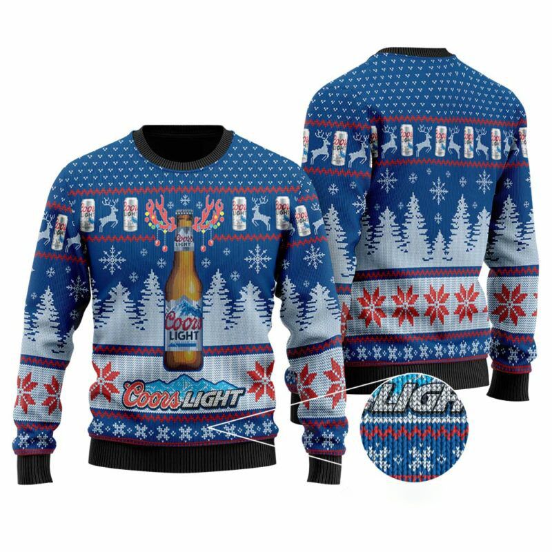 Coors Light Ugly Christmas Sweater Best Gift For Wife