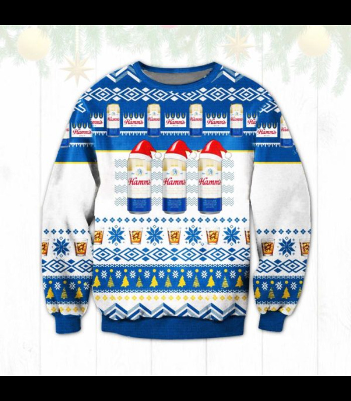 Hamm's Ugly Christmas Sweater Birthday Gift For Family