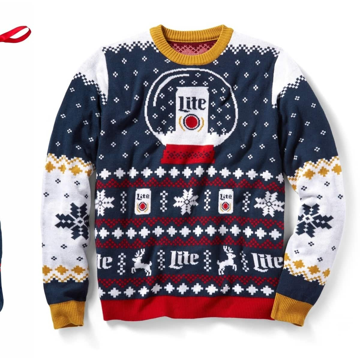 Miller High Life Ugly Christmas Sweater Birthday Gift For Beer Drinkers