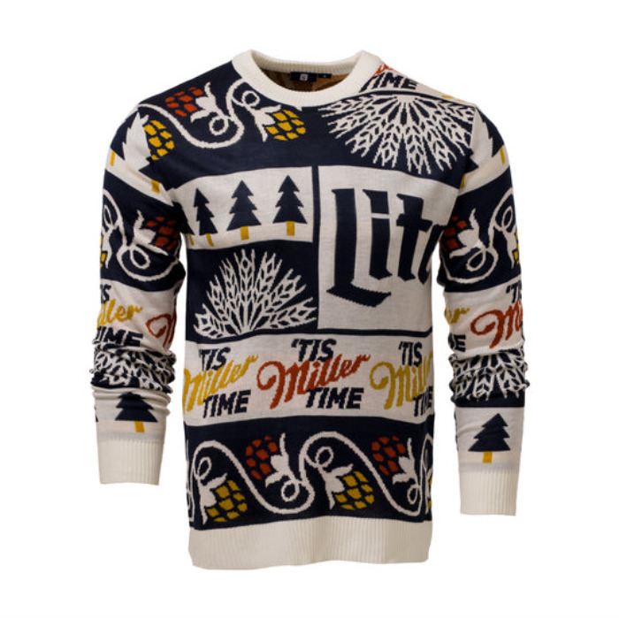 Miller Lite Ugly Christmas Sweater Best Christmas Gift