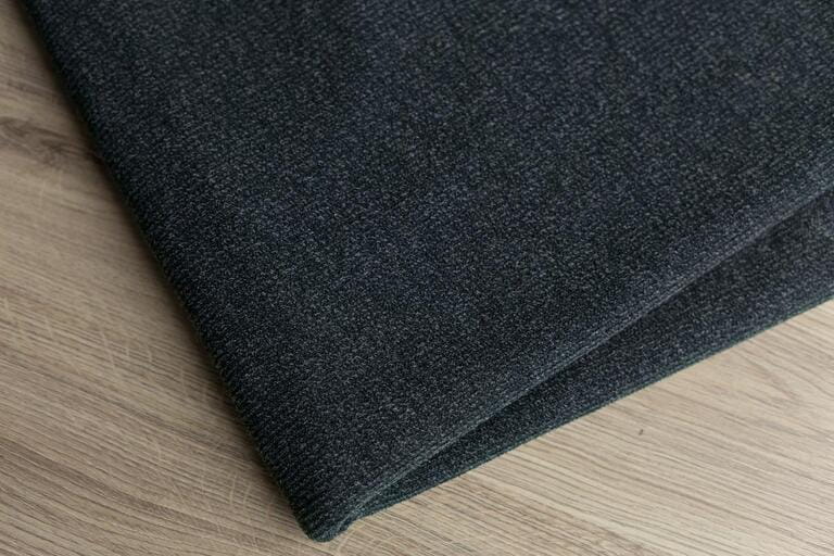 Angora fabric is blue. Angora fabric is blue.