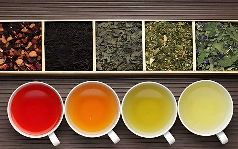 Black tea, green tea, fruit tea cups/sorted tea in boxes Black tea, green tea, fruit tea cups/sorted tea in boxes