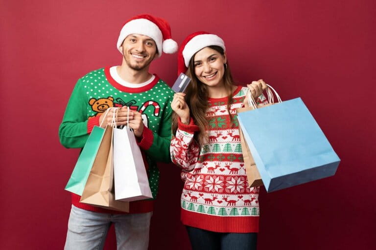Christmas shopping Christmas shopping