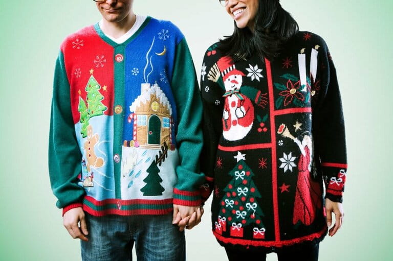 Christmas Sweater Couple Christmas Sweater Couple