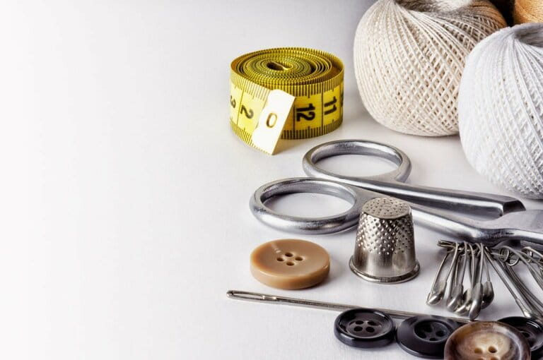 Sewing in a wide range